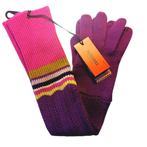 Missoni for Target Accessories - NWT Missoni For Target "Rare" Long Gloves, Passion Purple, One Size